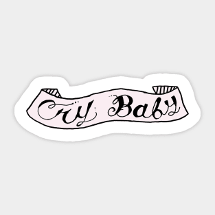 Cry Baby - Lil Peep Sticker